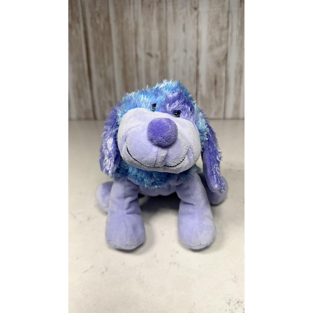 Webkinz Retired Blueberry Dog Cheeky Dog Puppy Plush NO Code HM443 Ganz 9"